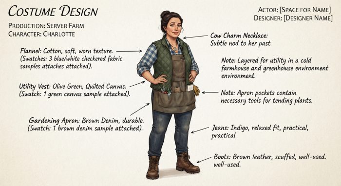CHARLOTTE Costume Design